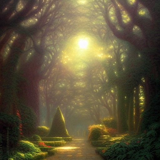 Meditation walk.