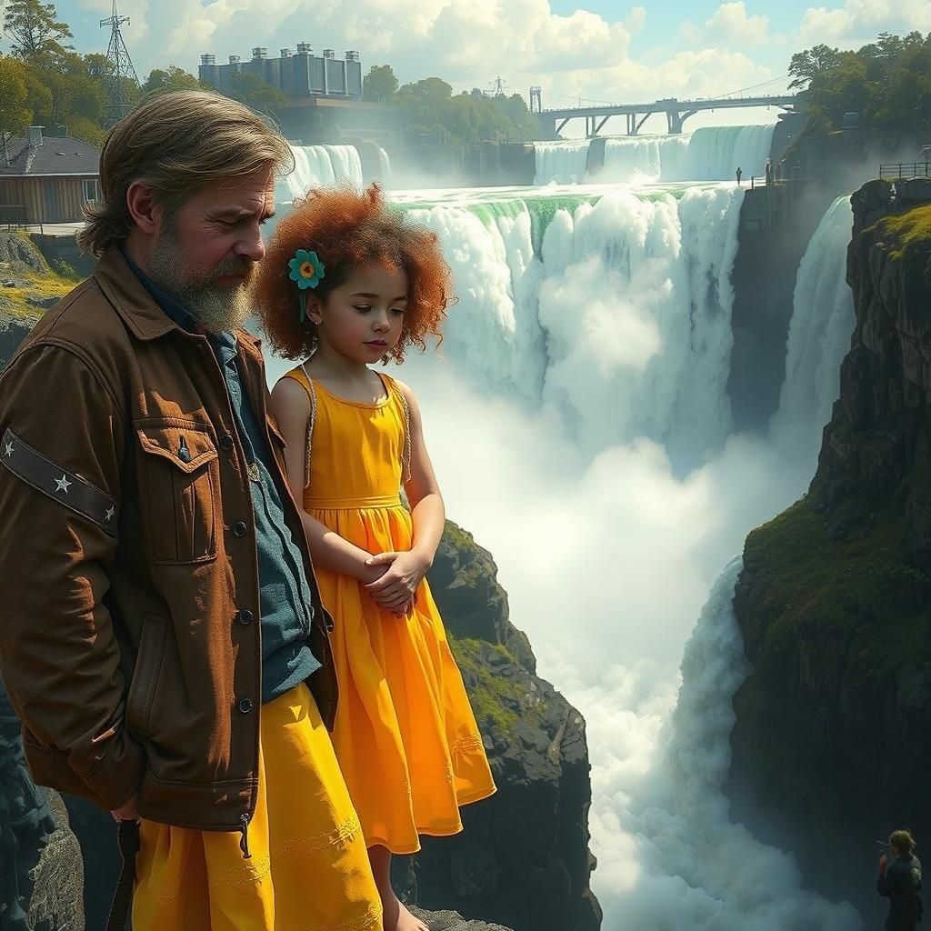 Newborn in Basket as Matte Painting