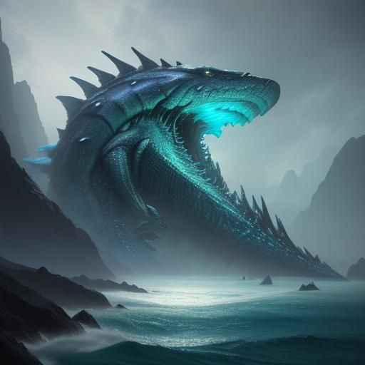 Enormous Mythical Creature Emerges From Ocean Depths