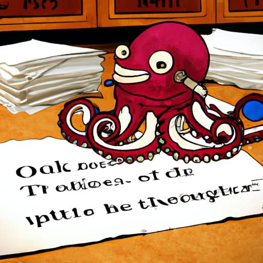 A British octopus files for bankruptcy after his wife divorc...