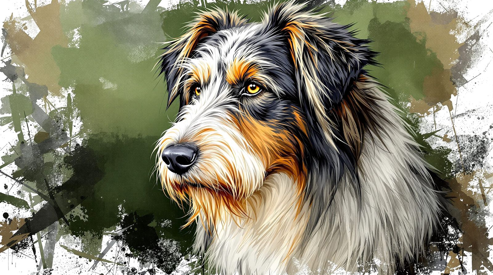 Bearded Collie  by @BC