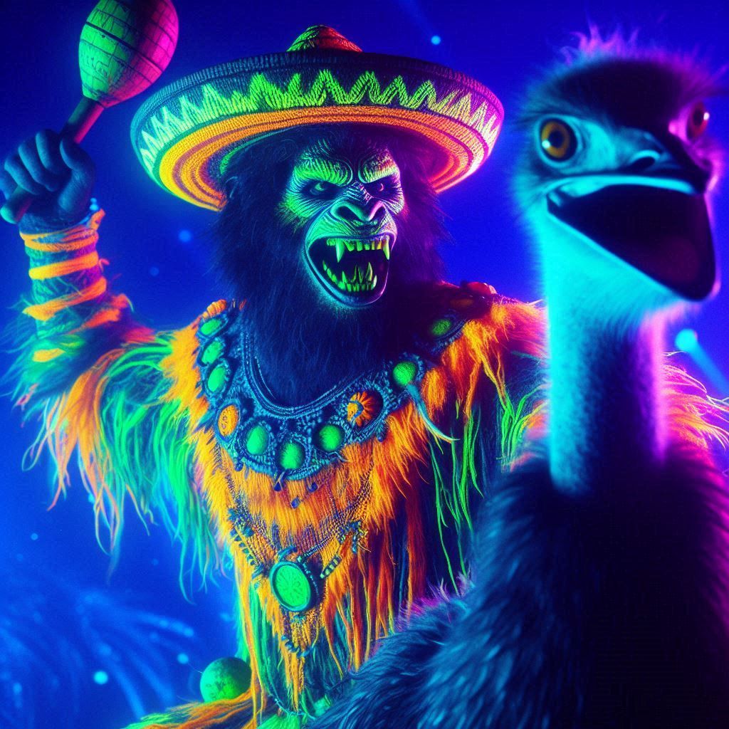 trippy 60s gogo decor