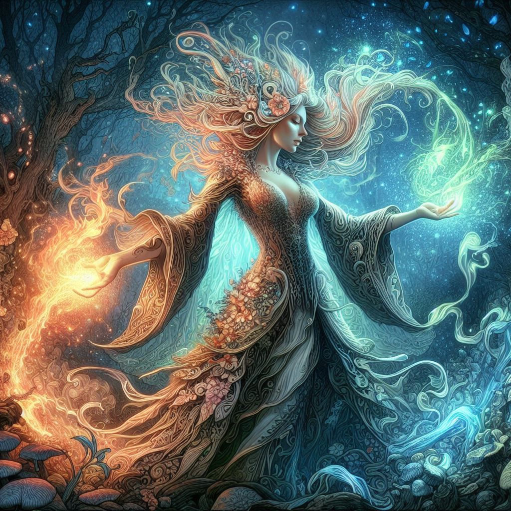 Ice and Fire Sorcerer  by @AudiBruno