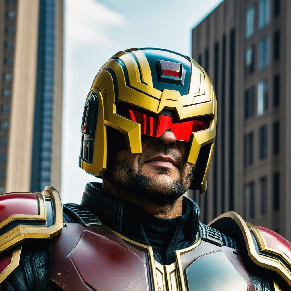 Dredd  by @Omegaclon