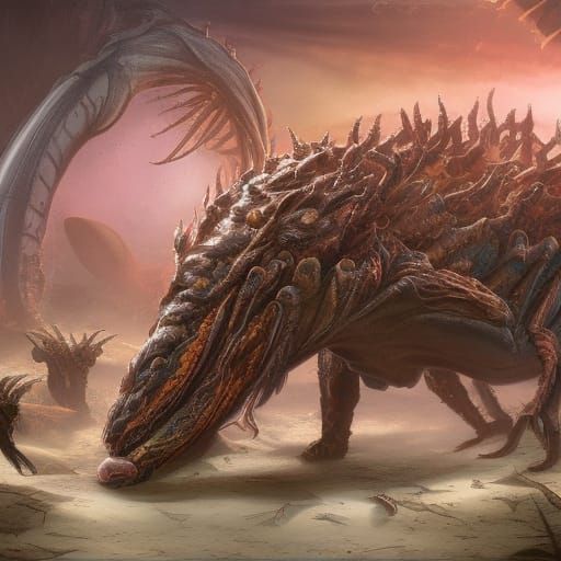 Worm creature