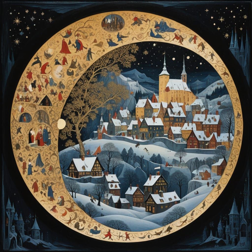 epic, medieval ny Peter Bruegel and Kay Nielsen
