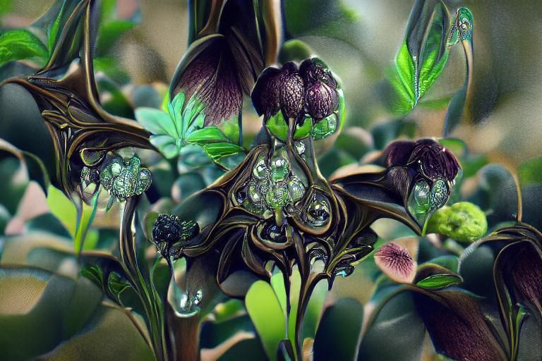 Poison Petals (P1F) AI Generated Artwork NightCafe Creator