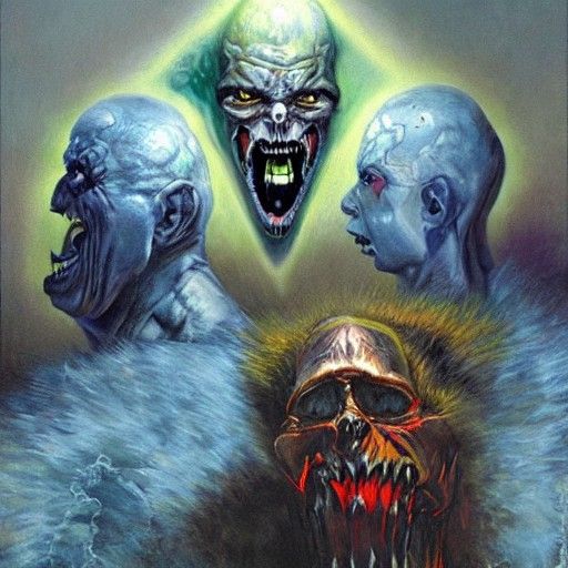 Inner demons forcing their way out
