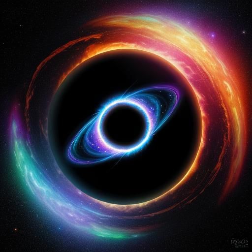Black hole in space