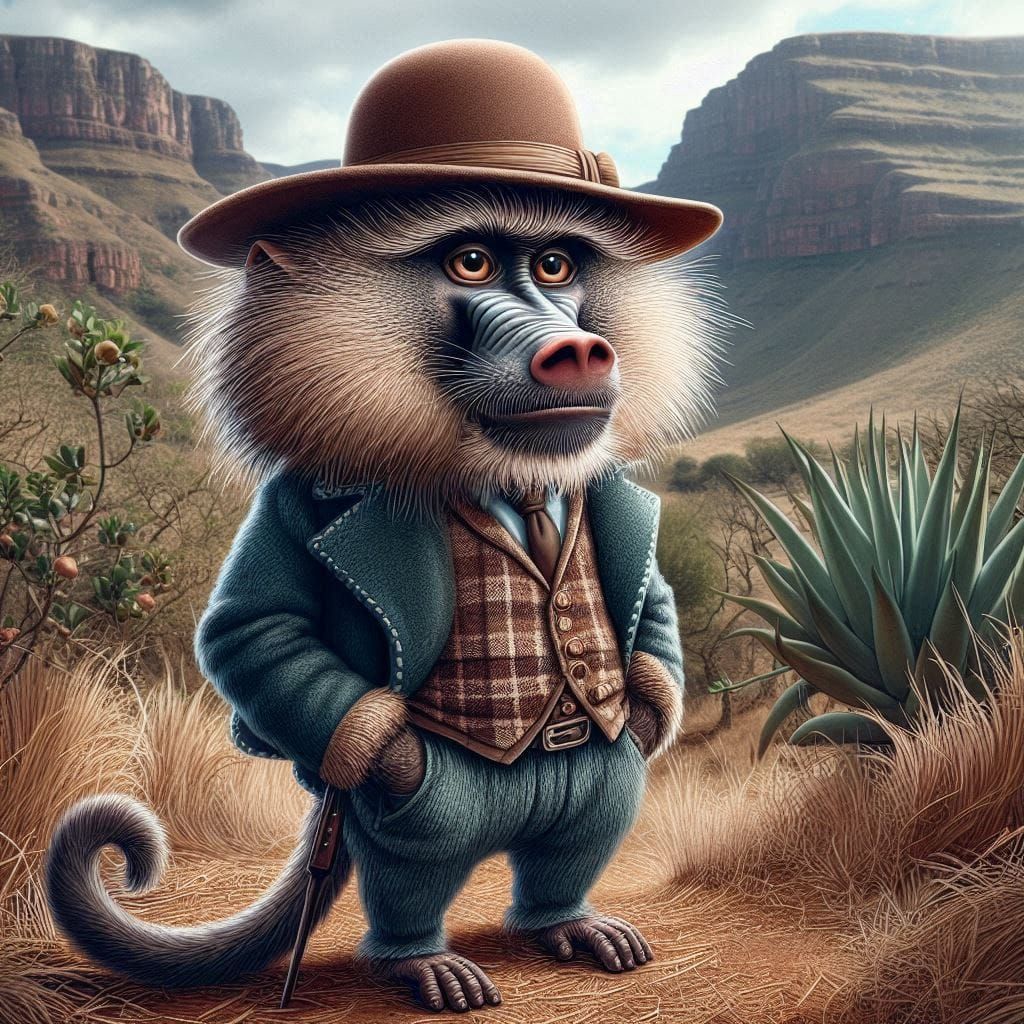 Nóg Bobbejane van dié Magaliesberg. - nr.9