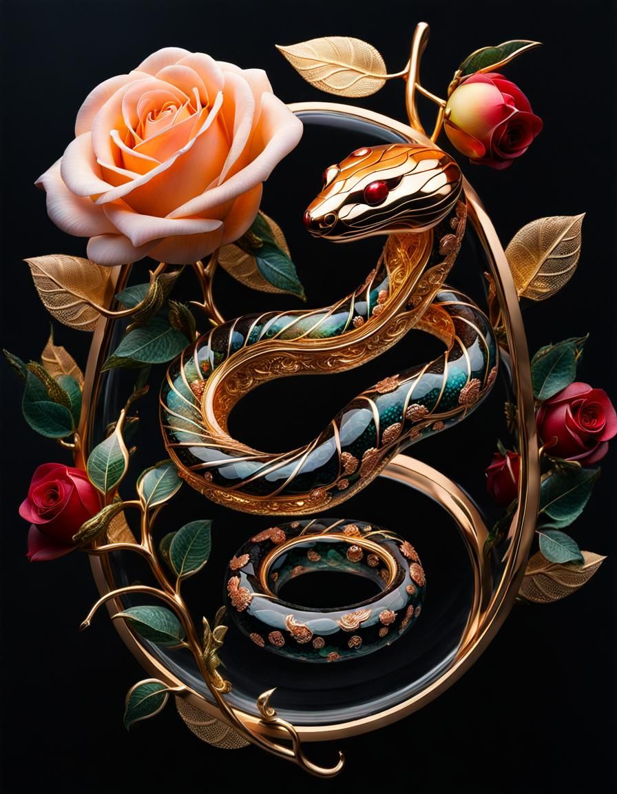 Wrapped around a rosey