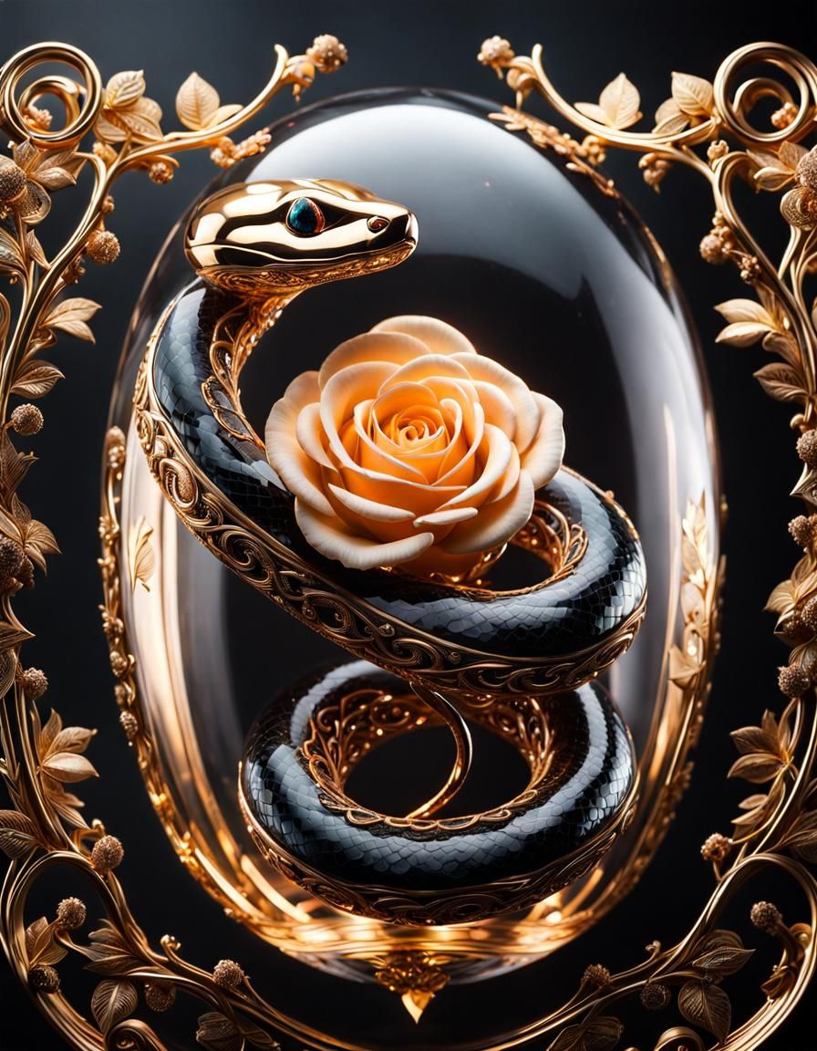 Wrapped around a rosey