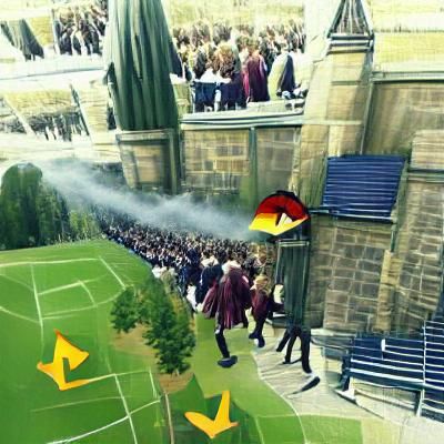 Hogwarts fire drill