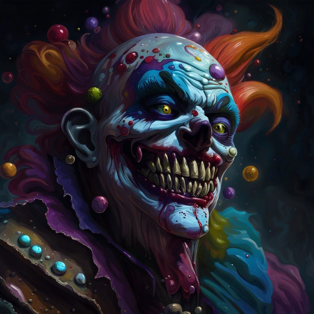 Dungeons and Dragons, Space Clown, lich, scary, art the clow...