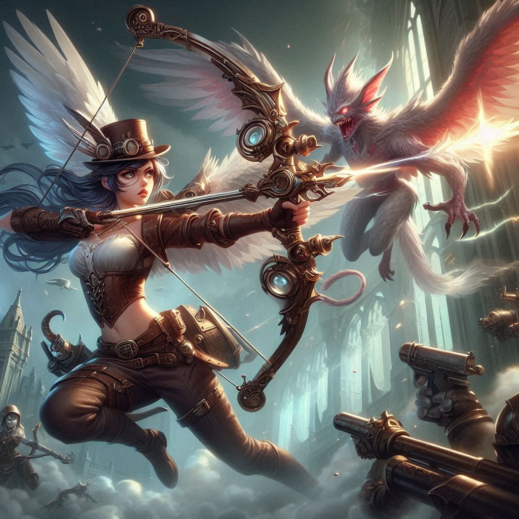 Steampunk Demon Huntress