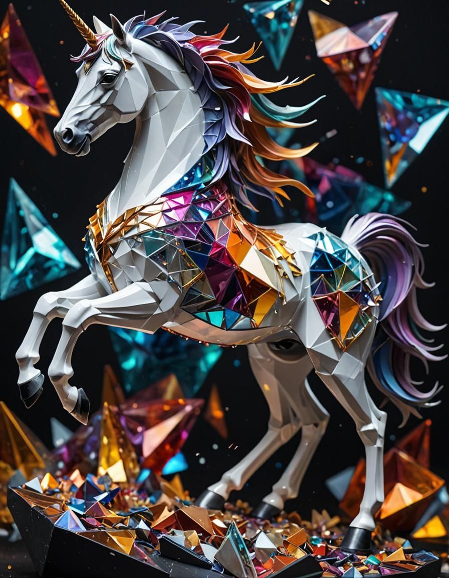 Cubist Unicorn