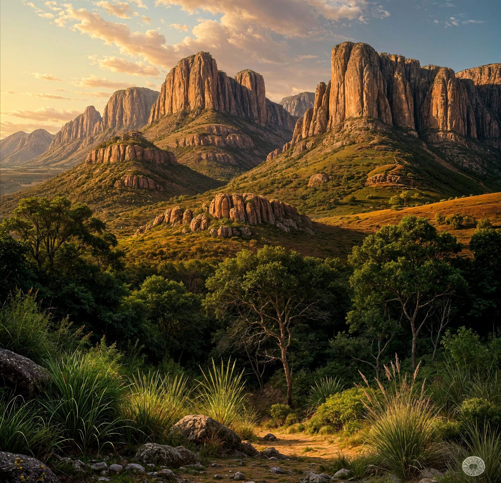 Landscape in the style of Baines G4