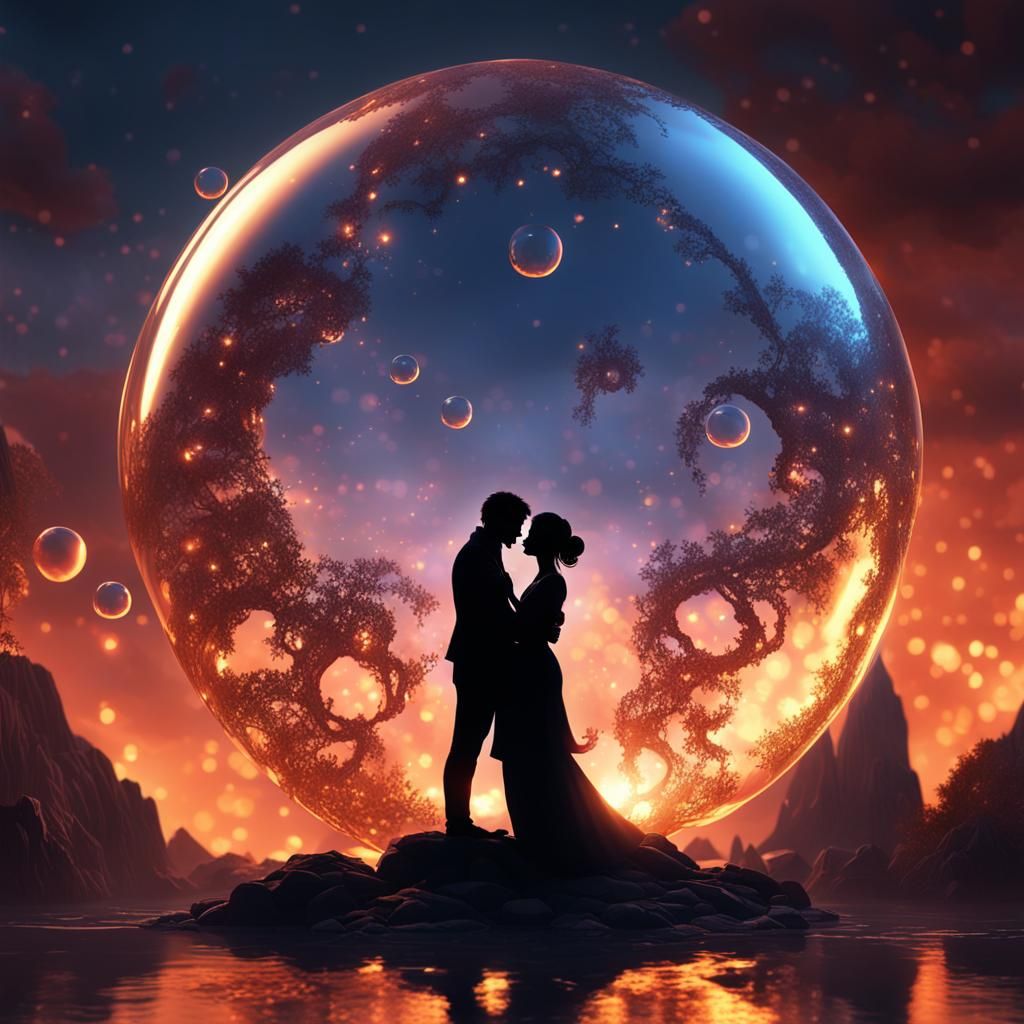 Silhouette lovers.  by @Bebe