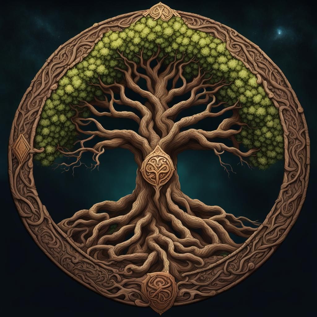 Yggdrasil - AI Generated Artwork - NightCafe Creator