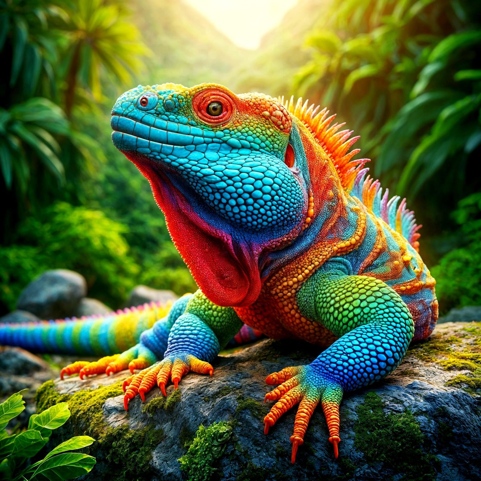 Colorful Iguana