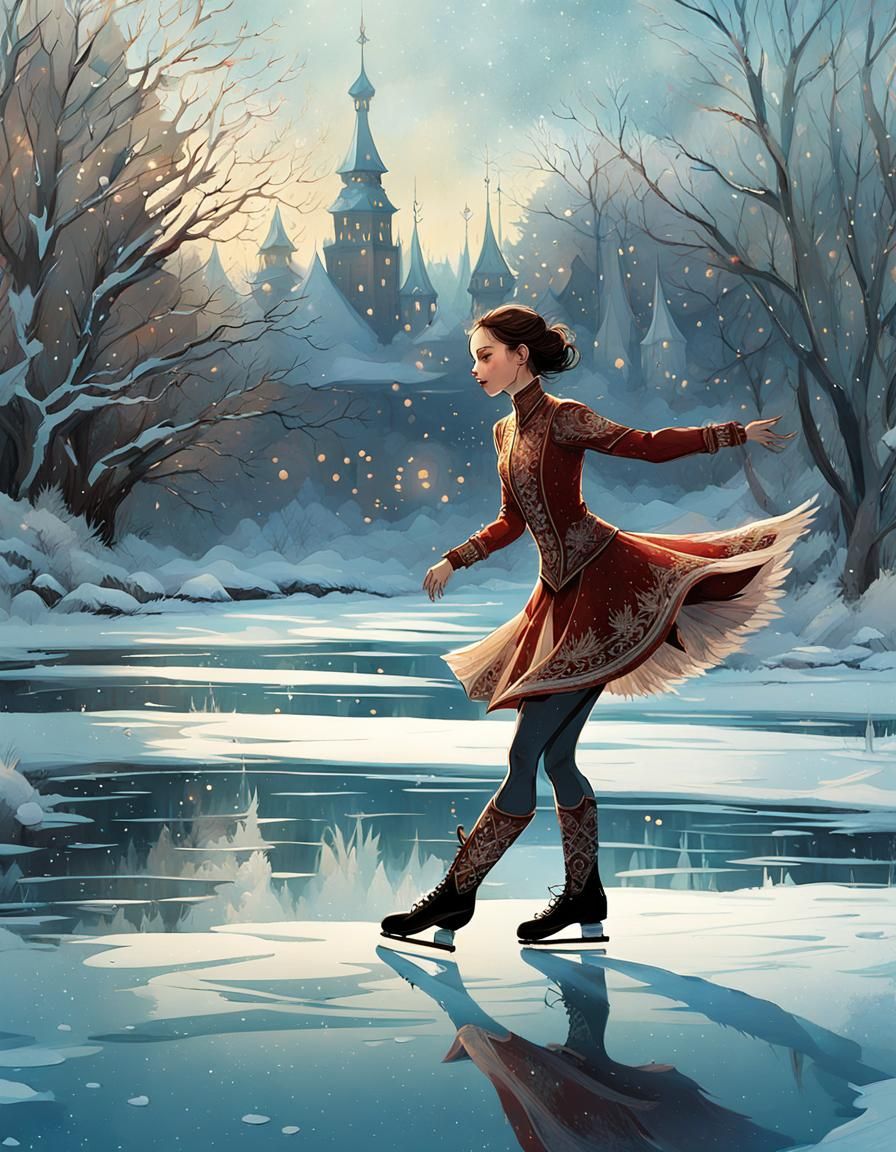Figure skating   by @Keirst
