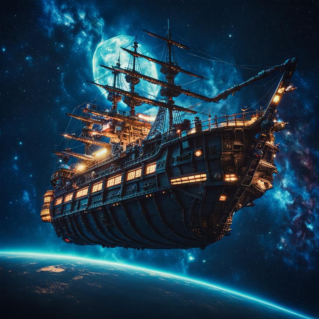 Pirate ship in Space