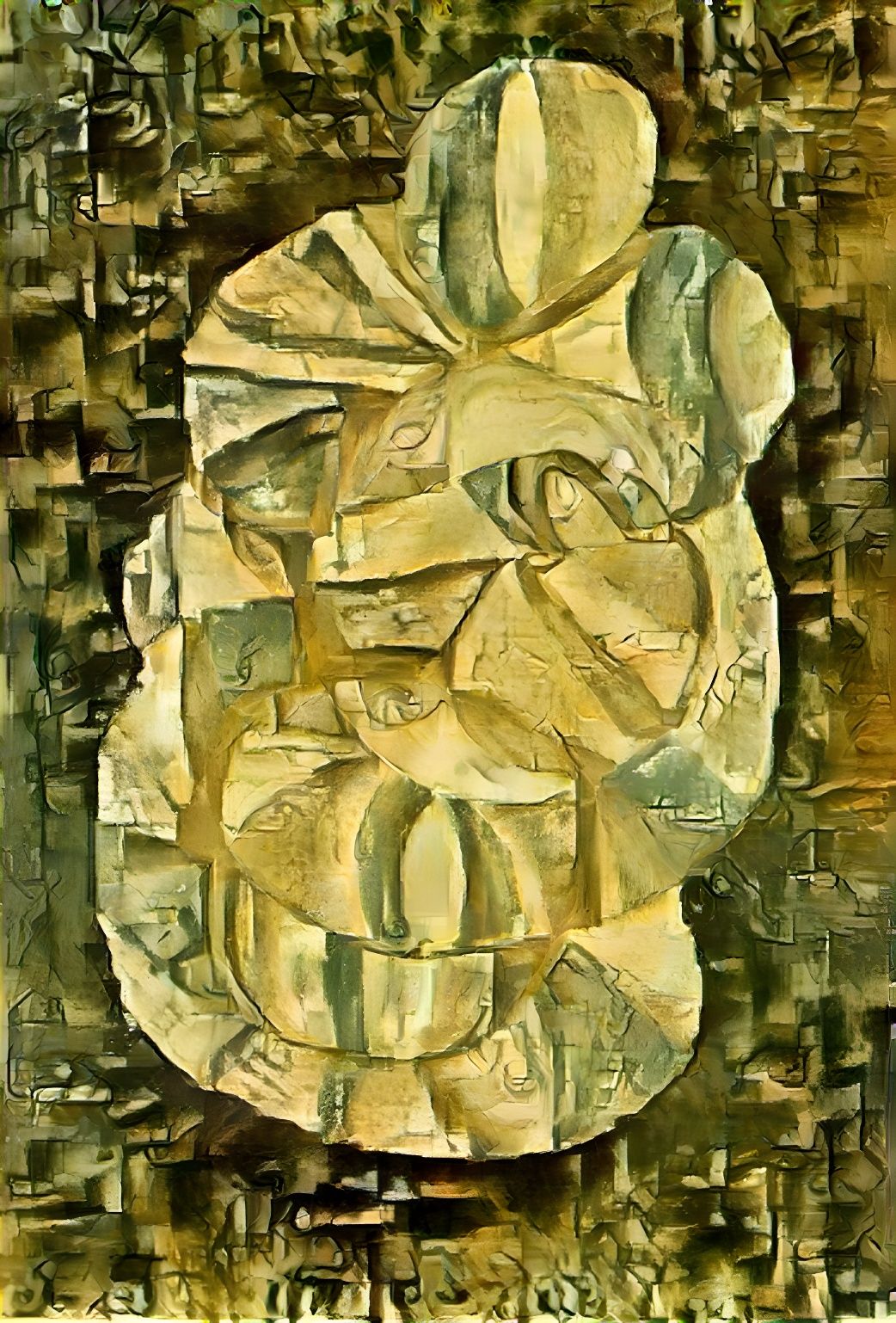 Abstract in Golden colours