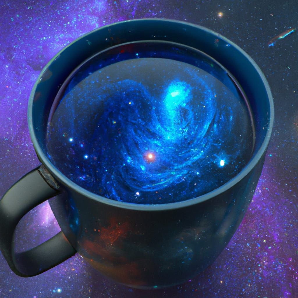 Galaxy teacup