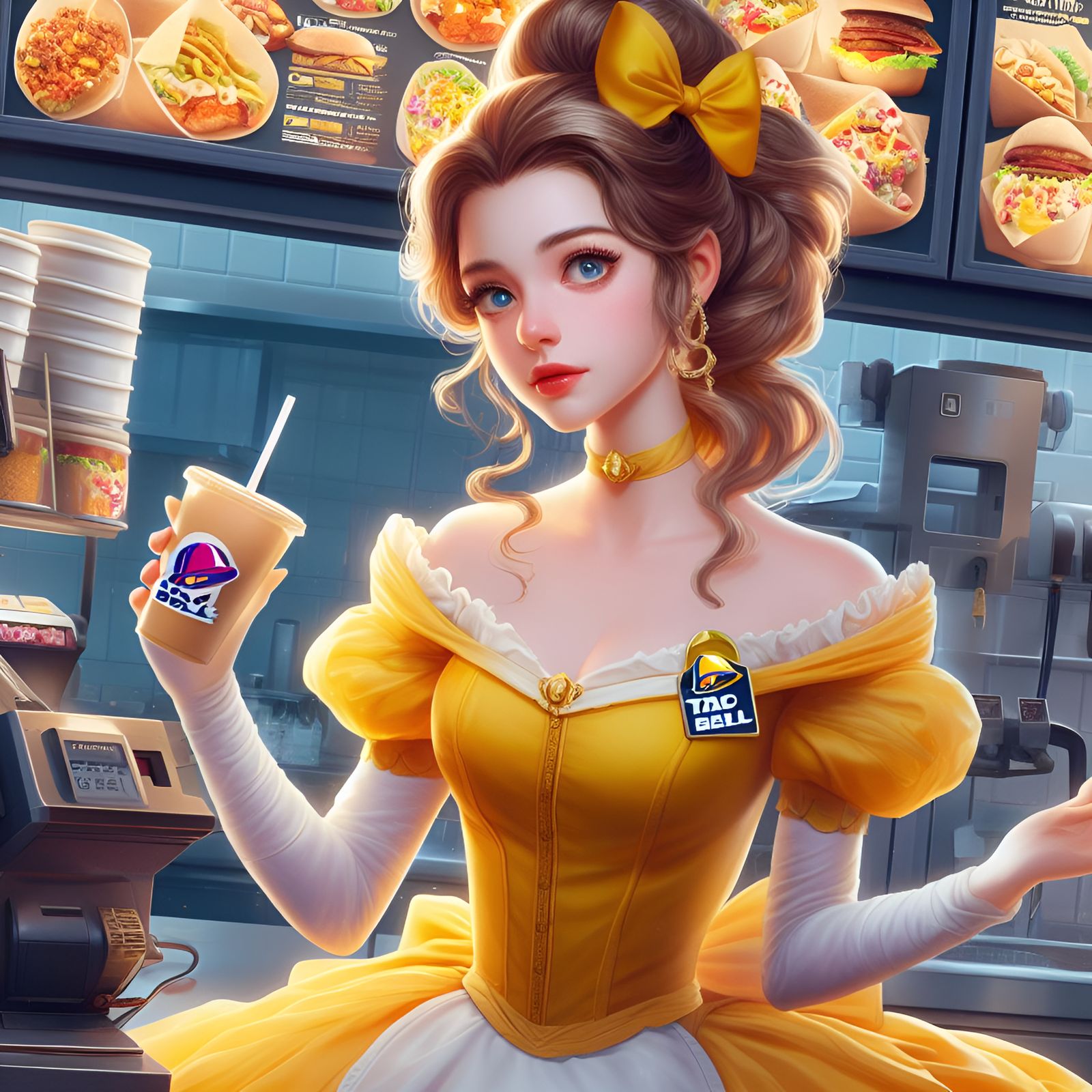 Working at the Taco Belle