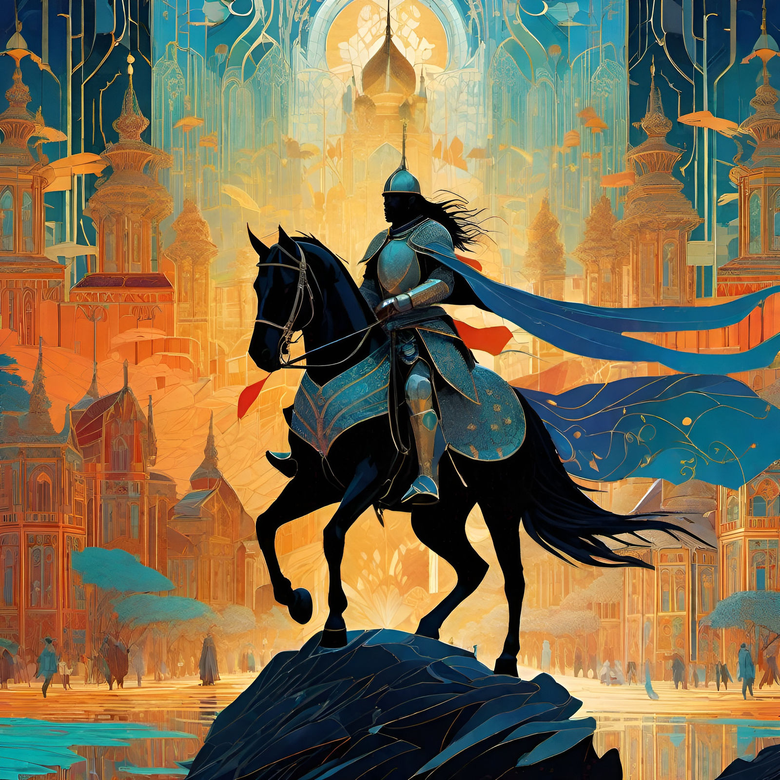 Blue knight