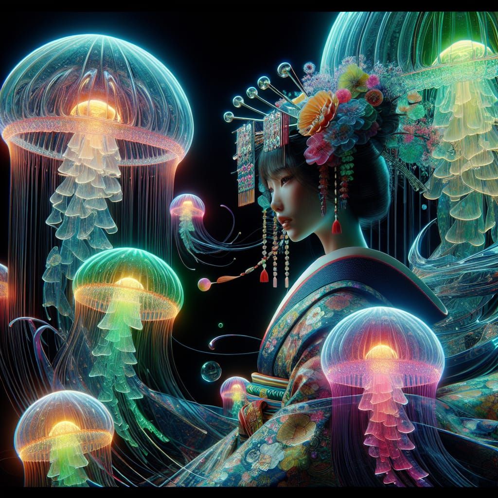 Beautiful wonders of a geisha!