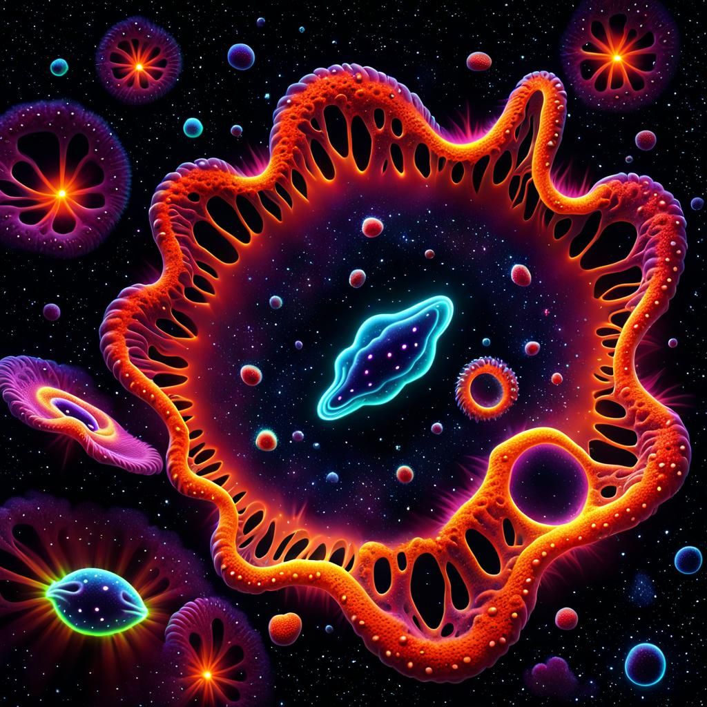 Amoeba star system  by @Mysterys Games