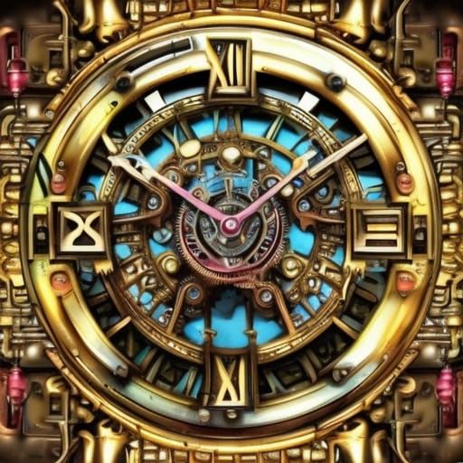 old clock,  Steampunk