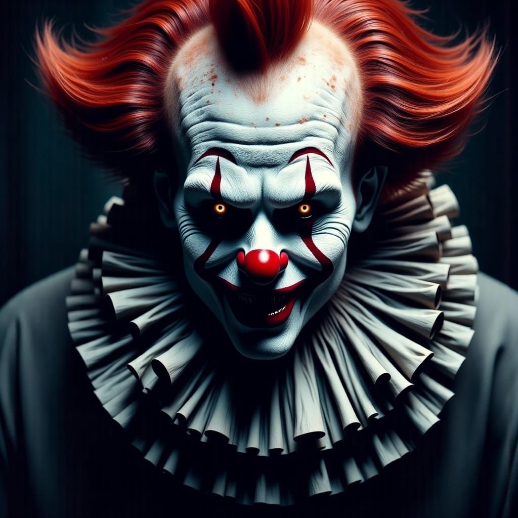 <lora:Morbid:1.0> a creepy clown
