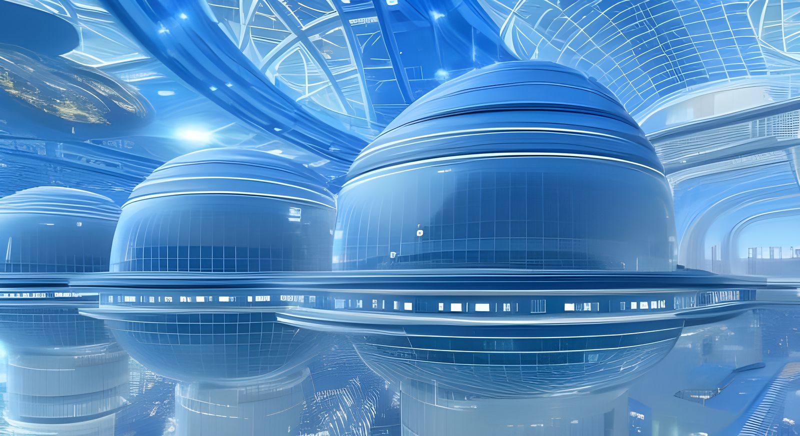 blueprint of a future city