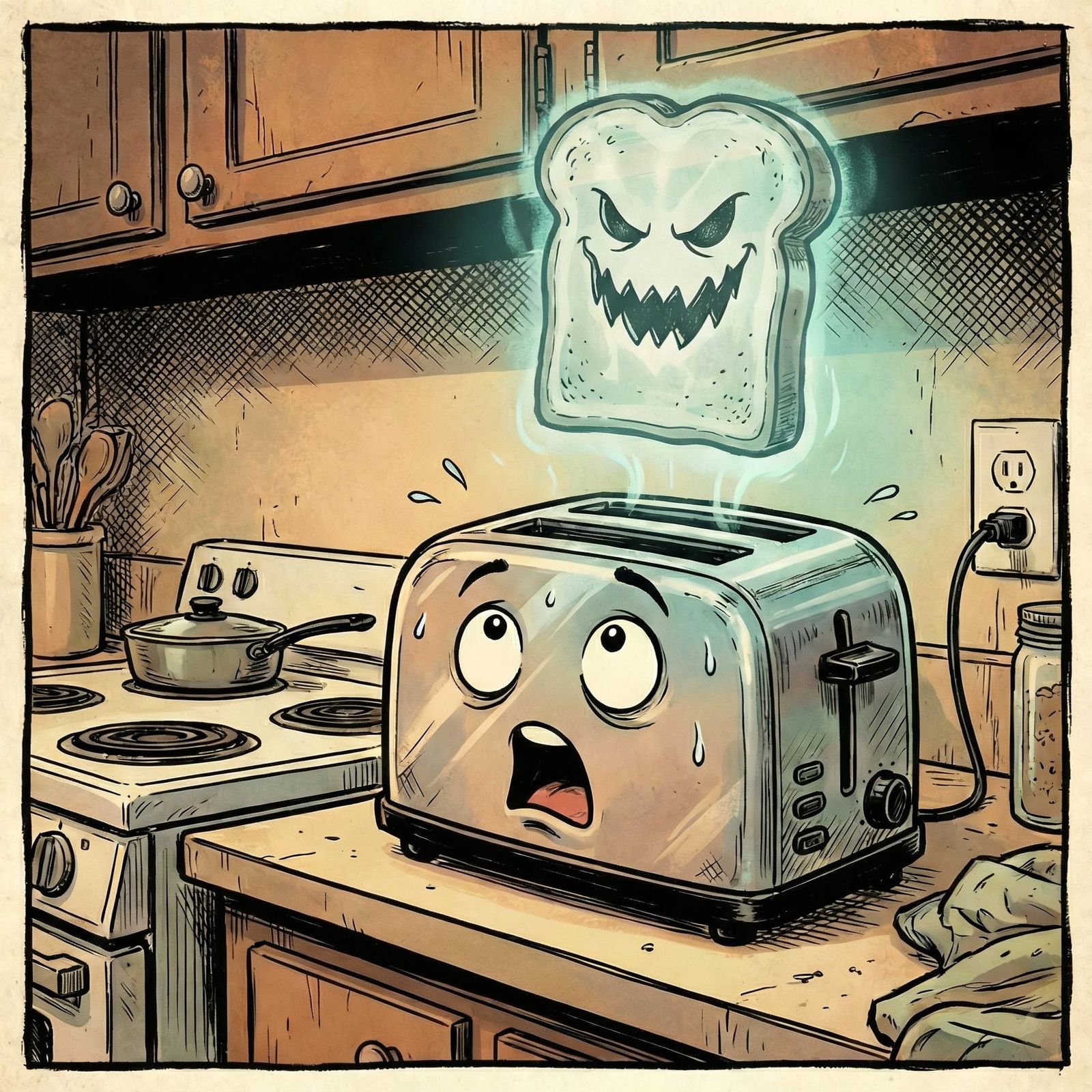Toast Ghost In The Style Of Ryan Stegman
