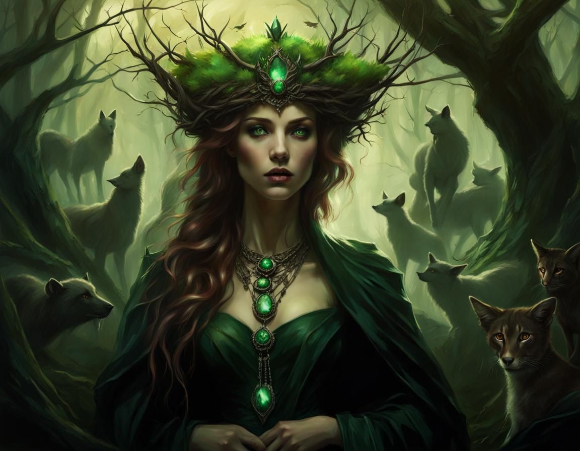 Lady of the forest - AI Generated Artwork - NightCafe Creator