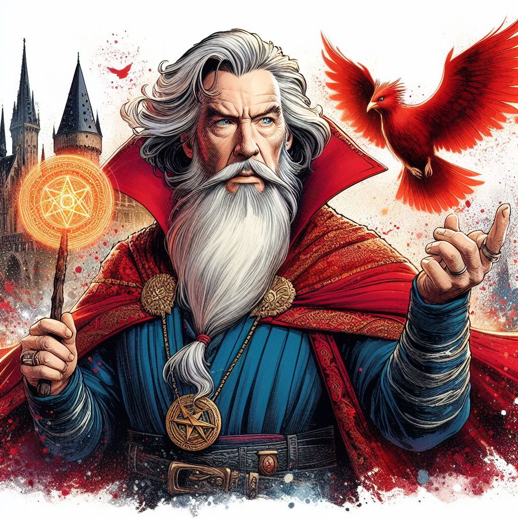 Dumbledore as Doctor Strange