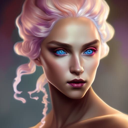 A beautiful Targaryen princess with blue eyes red jewlery an...
