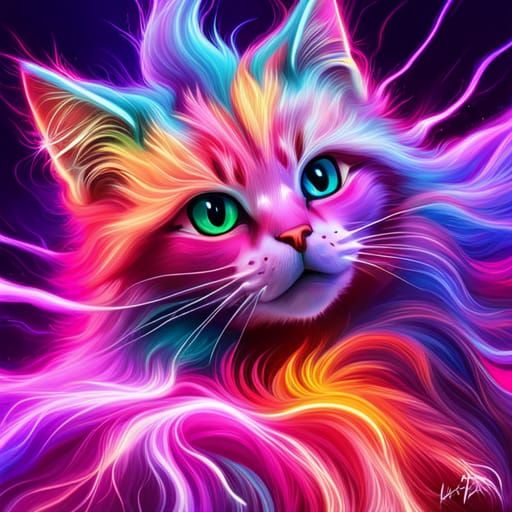 Cosmic Kitty - AI Generated Artwork - NightCafe Creator