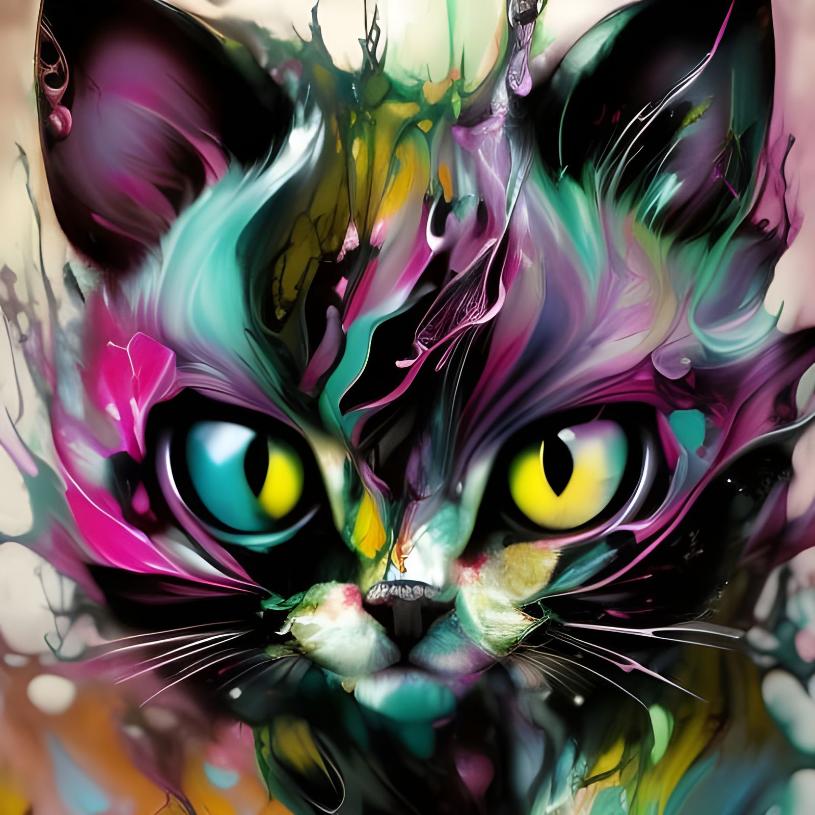 Fierce Kitten - AI Generated Artwork - NightCafe Creator