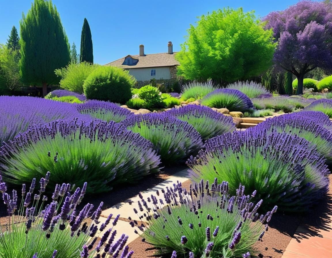  sun-drenched garden