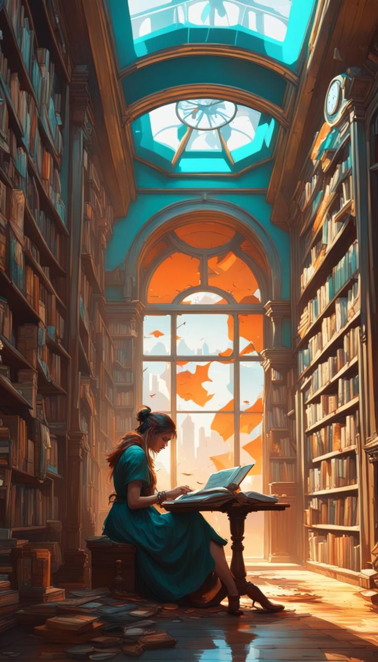 Library   by @Charlotte