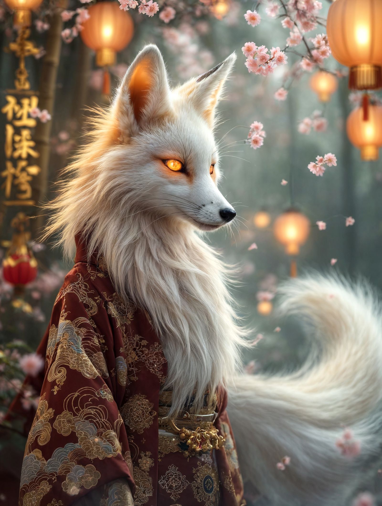 Kitsune, mid shape shift