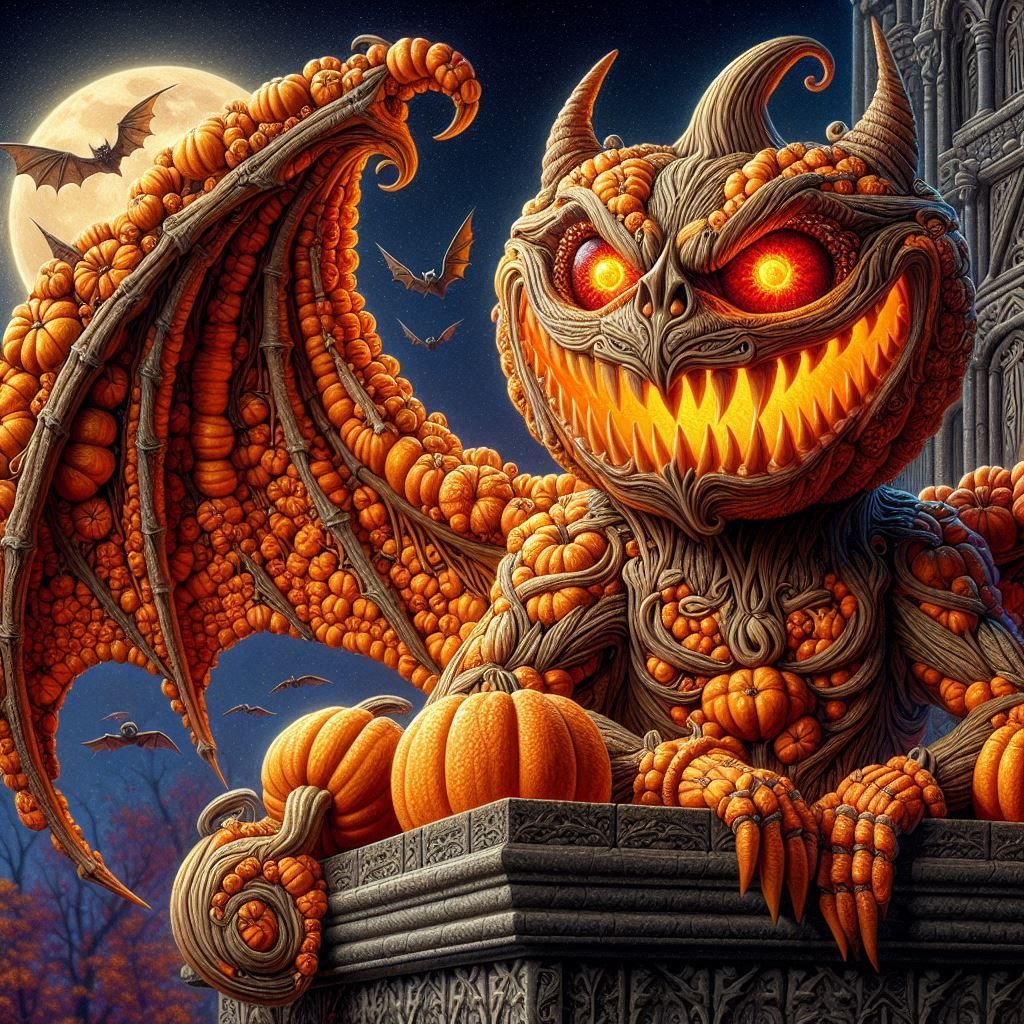 Pumpkin Gargoyle (7)
