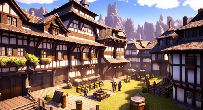 Medieval Fantasy Town 2