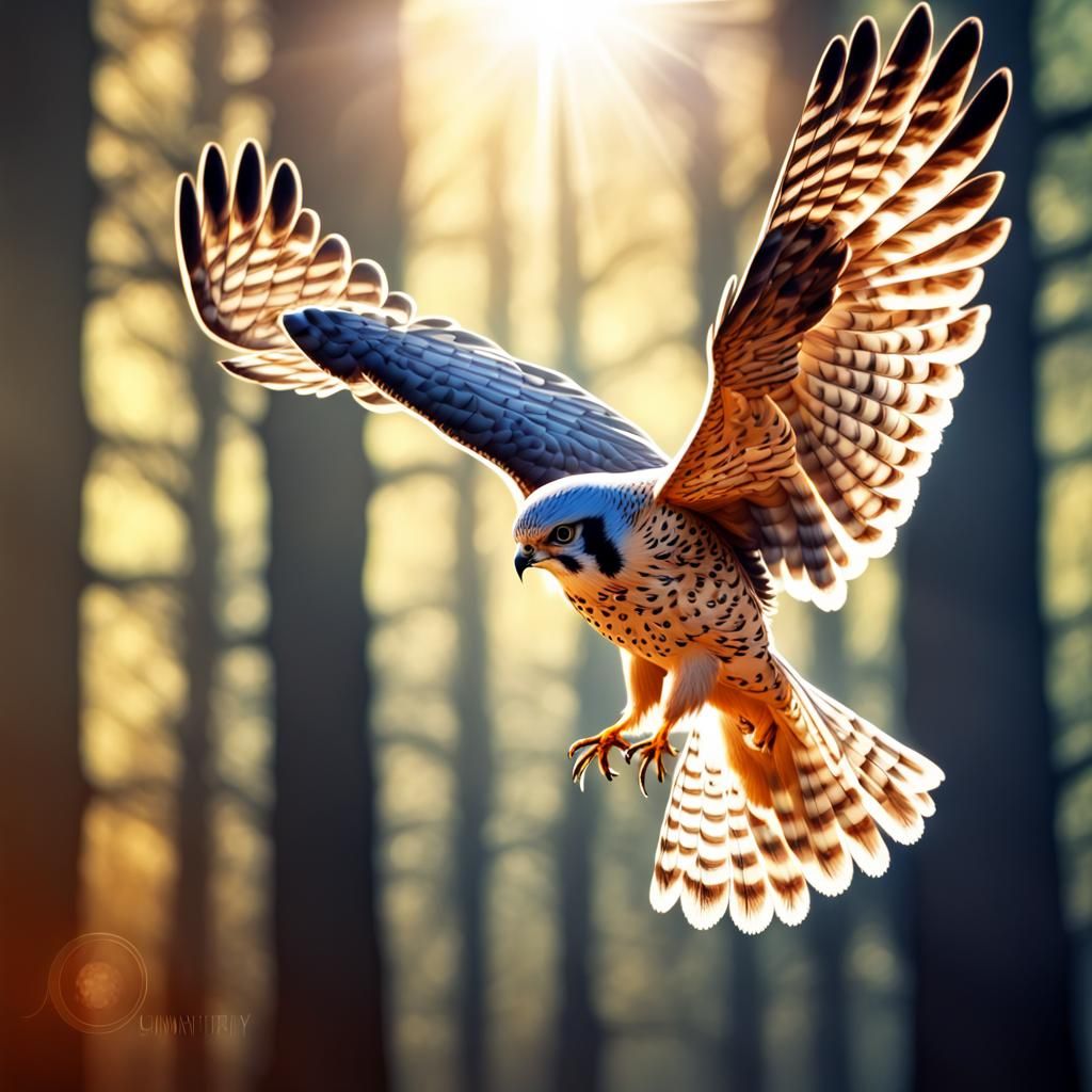 A Kestrel - AI Generated Artwork - NightCafe Creator