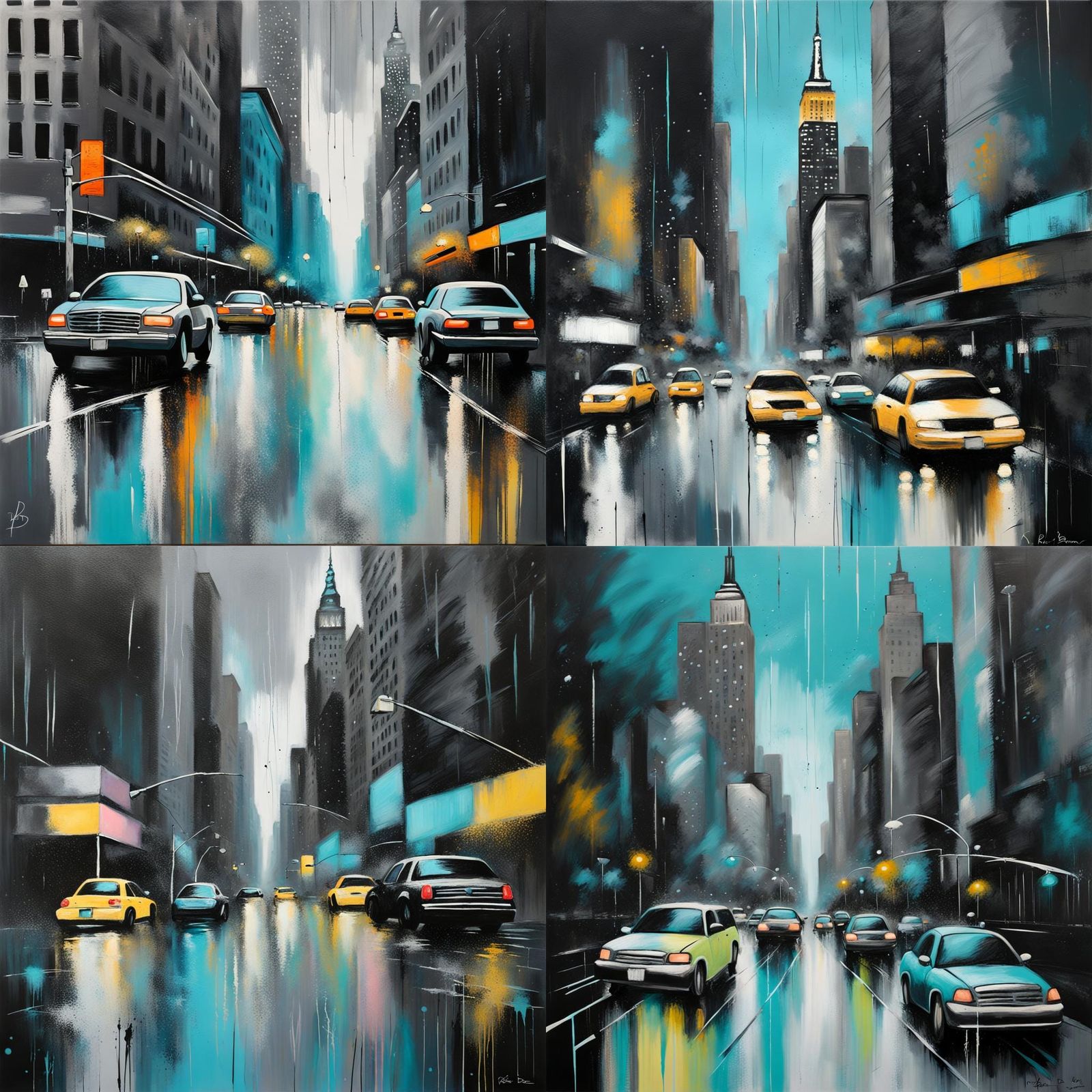 Acrylic ABSTRACT