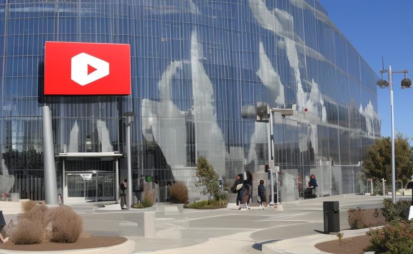 Siege of YouTube headquarters AI Generated Artwork NightCafe Creator