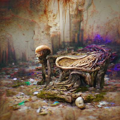 God of the decays throne.
